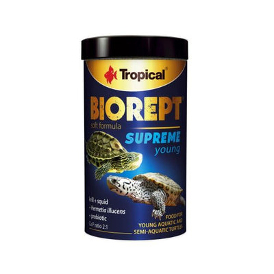 HRANA PENTRU BROASTE TESTOASE SI PESTI TROPICAL BIOREPT SOFT SUPREME 250ML/90G