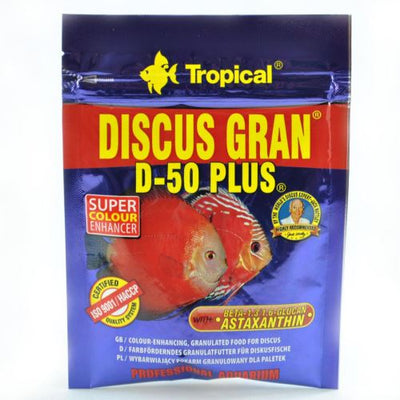 TROPICAL DISCUS GRANT D-50 PLUS 20GR PLIC